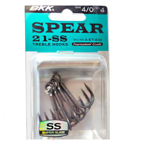 Крючок тройной BKK Spear 21-SS #2 (6шт)