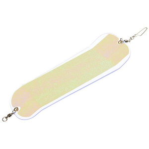 Флешер для троллинга Higashi Flasher 28x9см металл #02 Glow UV