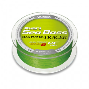 Плетеный шнур Varivas Avani Sea Bass Max Tracer Pe # 0.8