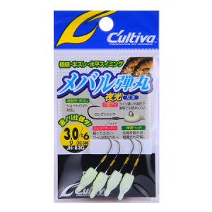 Джиг-головка Cultiva JH-83G Mebaru Dama 3гр (светонакопит.)