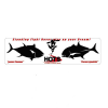 Наклейка Hots Sticker GT & TUNA White