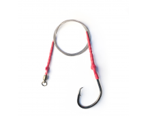 Поводок с крючком Owner Taff Ring #45 Shark